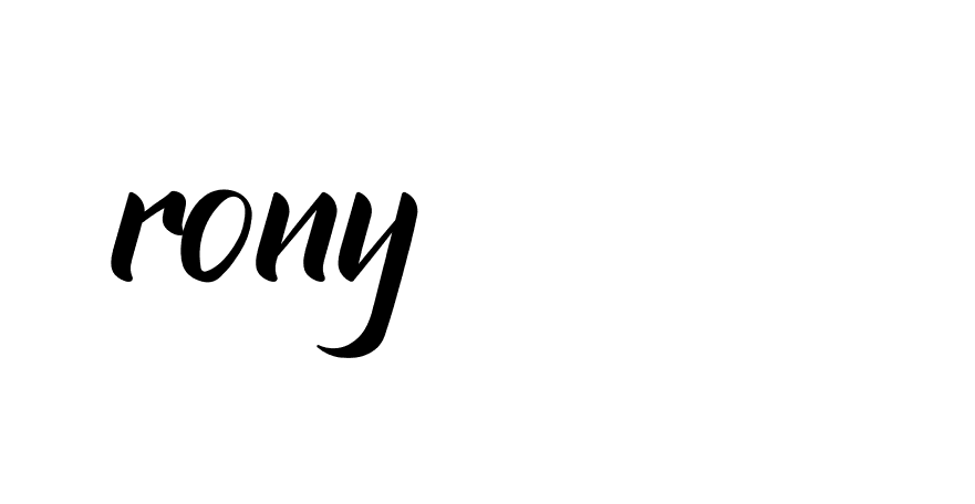 74+ Rony Name Signature Style Ideas | Creative Online Signature