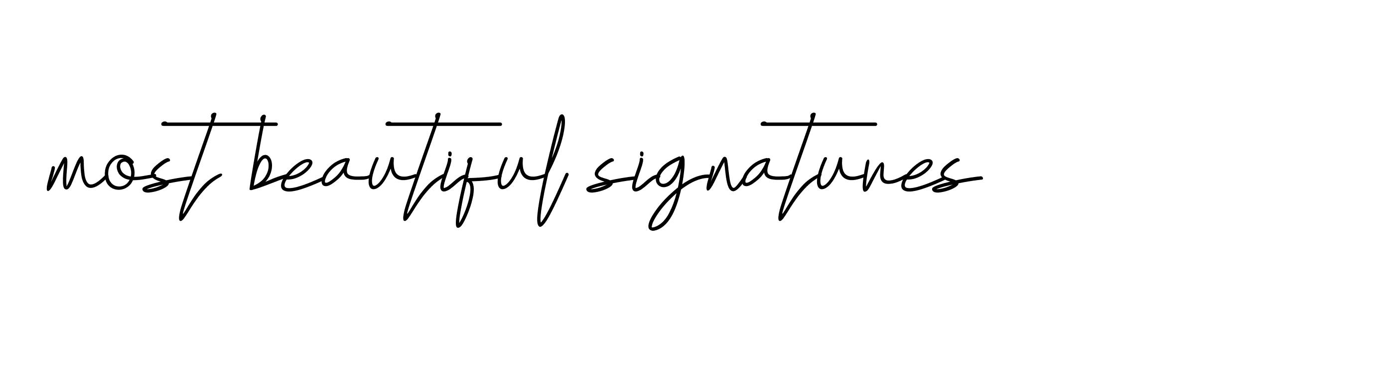most beautiful signatures