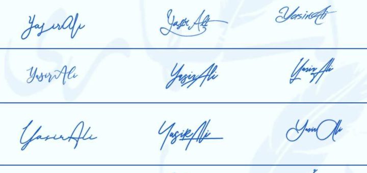 Y name signature Archives - Signature png