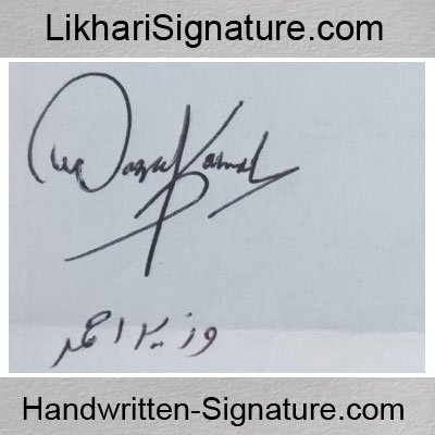 wazeer-ahmed best Handwritten Signature - Signature png