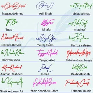 signature of applicant meaning in tamil